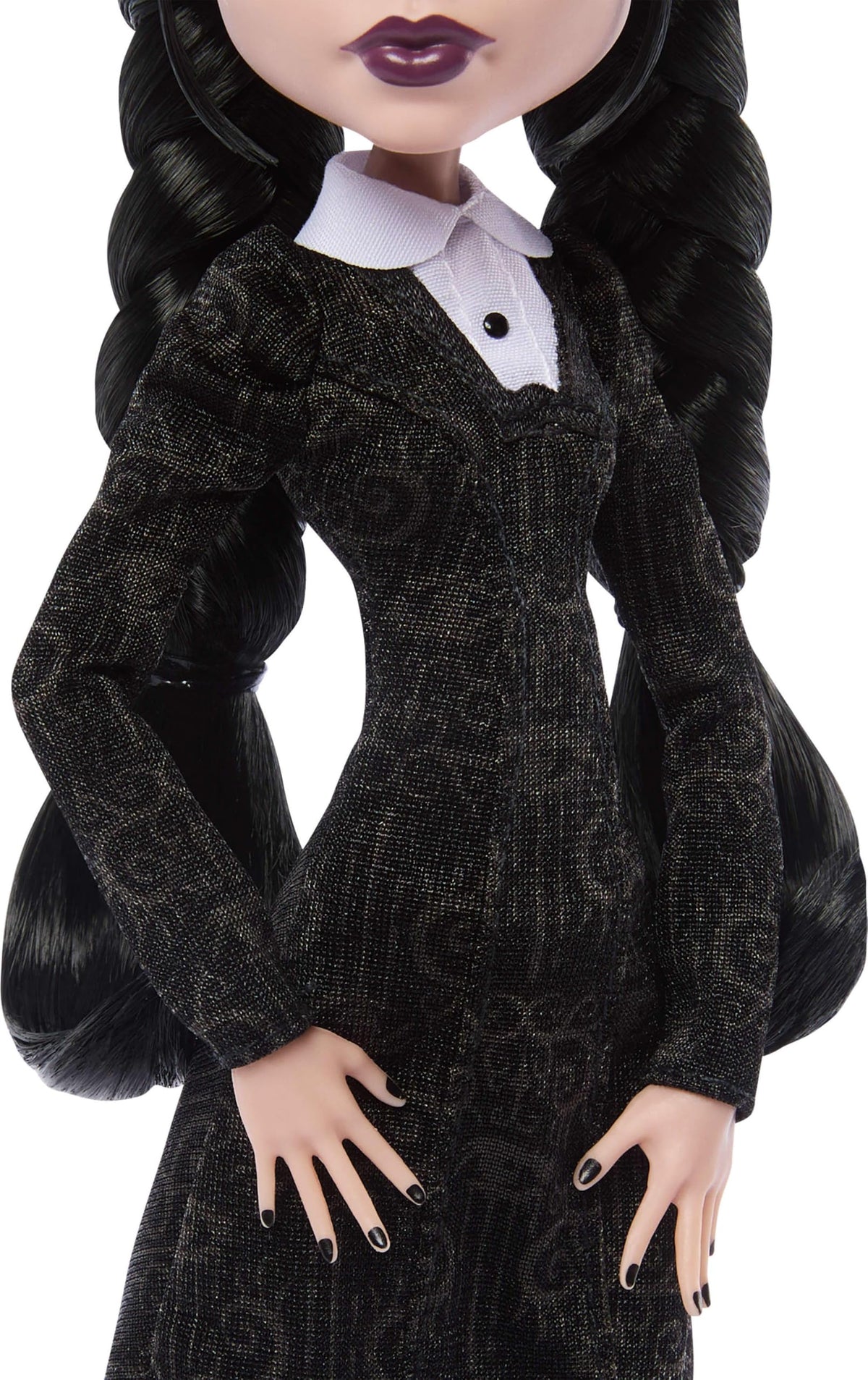 Black Dress Doll with Stockings and Accessories N5876