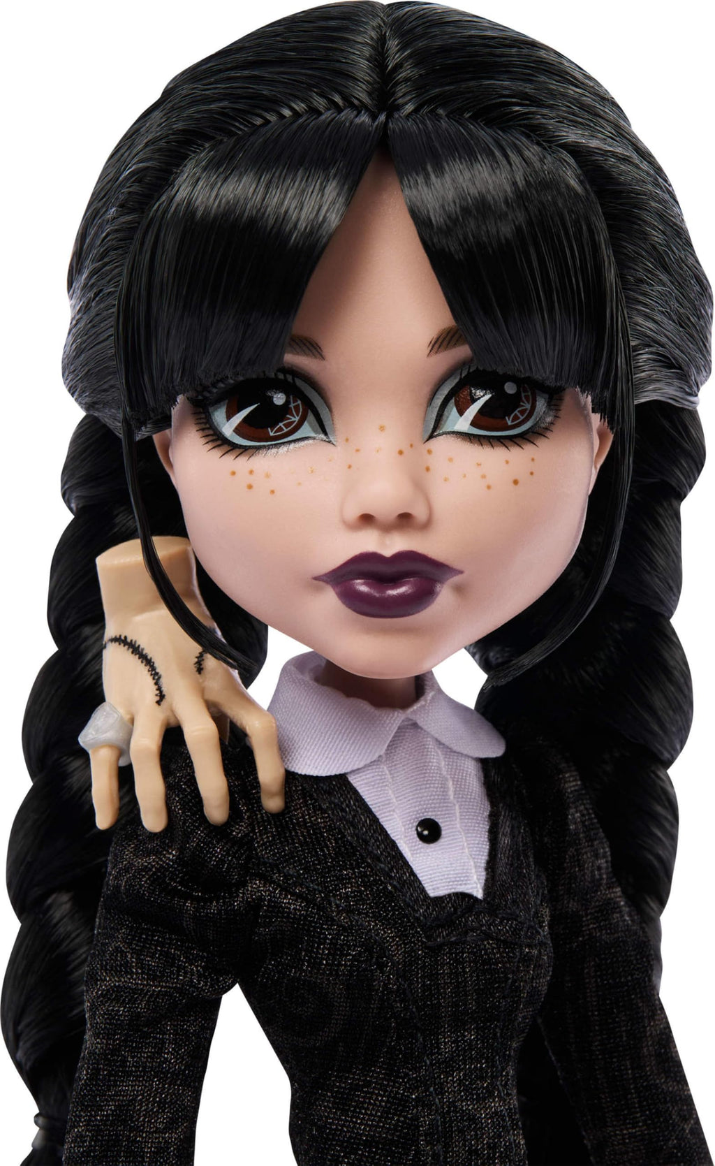 Black Dress Doll with Stockings and Accessories N5876