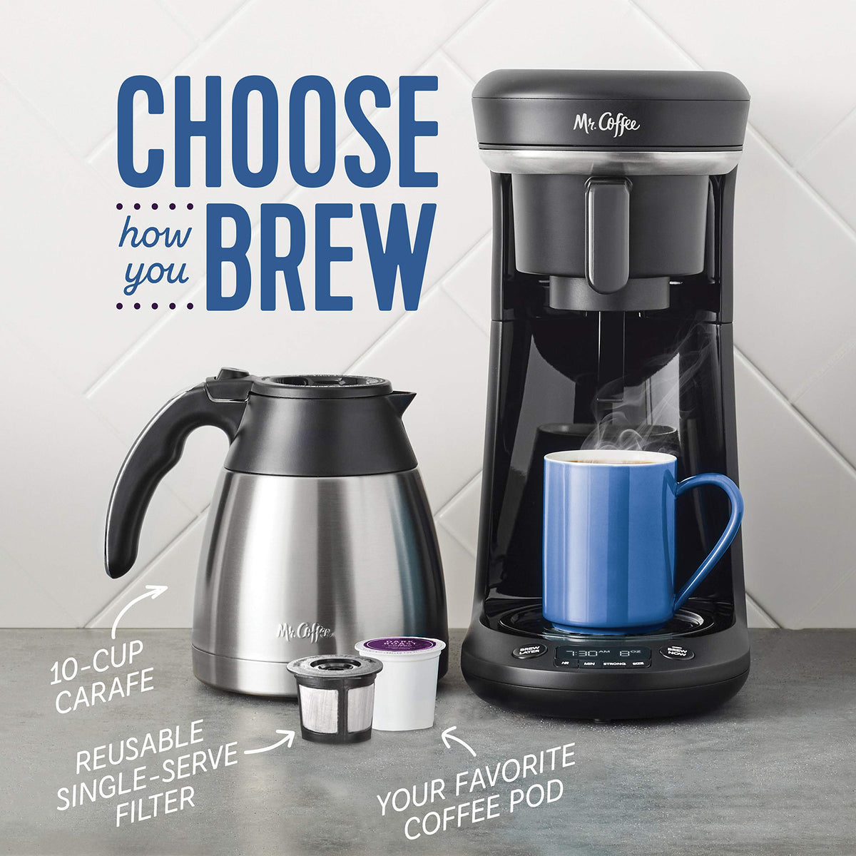 Programmable Coffee Maker, 10 Cups, Black G76135
