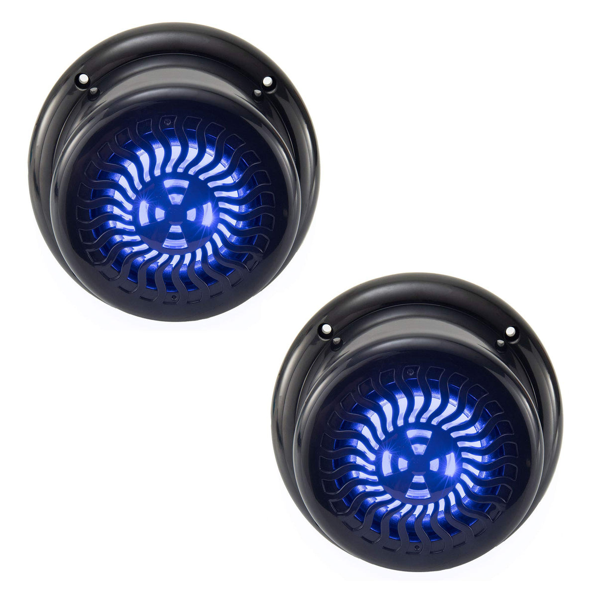2 Pack 5.25" Black Flush Mount Speakers F74956