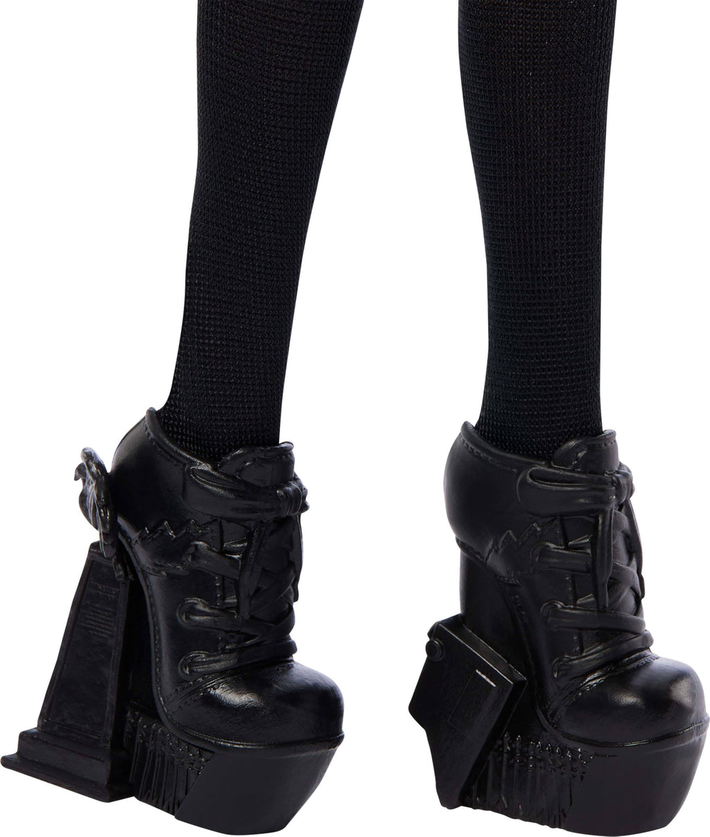 Black Dress Doll with Stockings and Accessories N5876