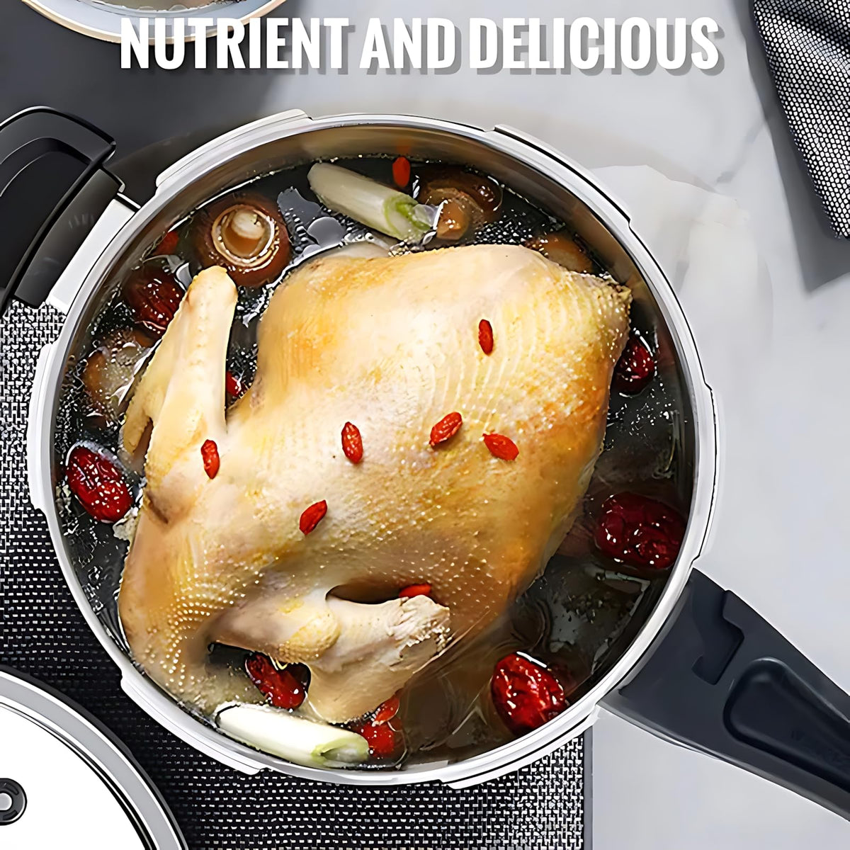 Stainless Steel 80KPA 3L Pressure Cooker F72426