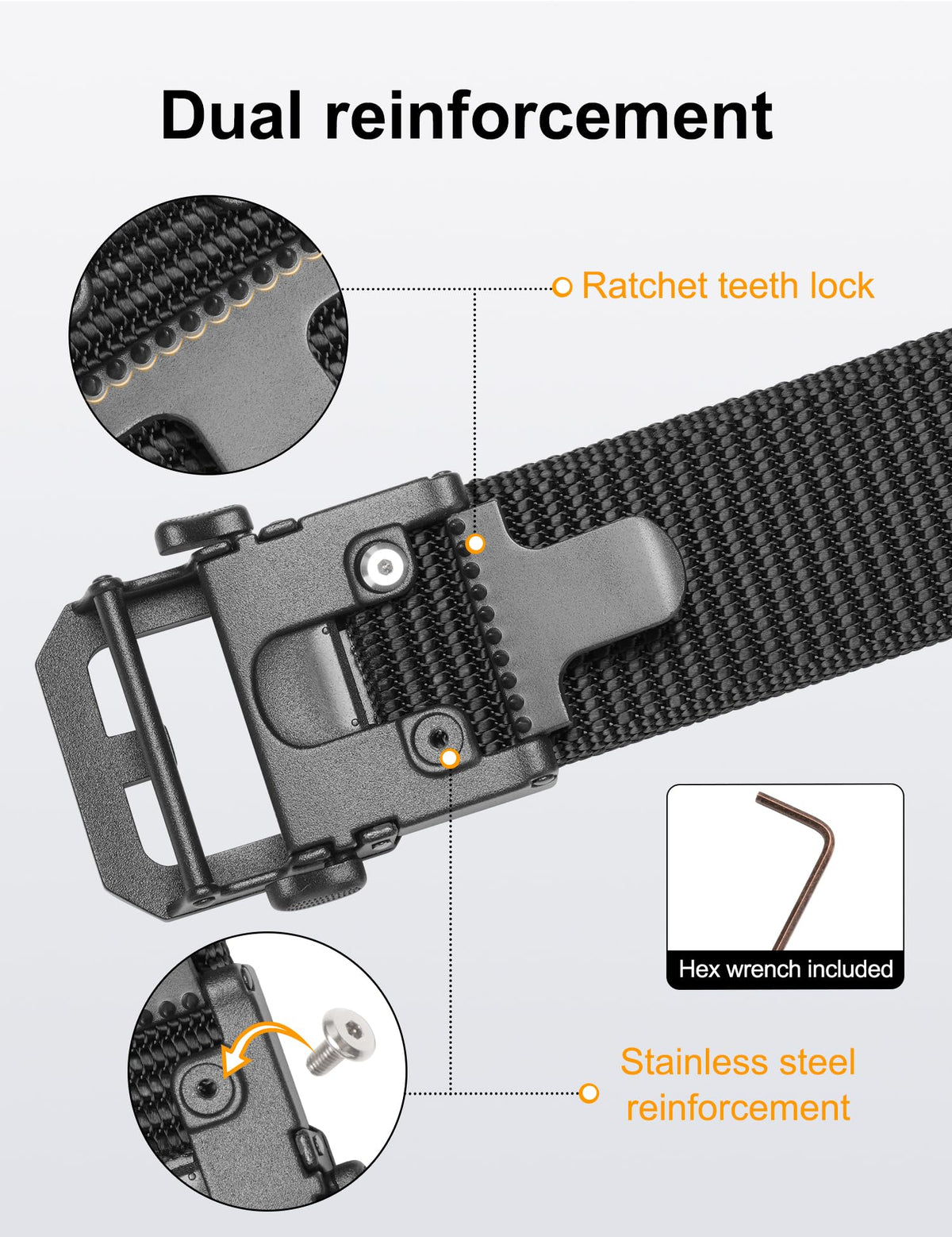 Men's 1.7" Tactical Belt R38326