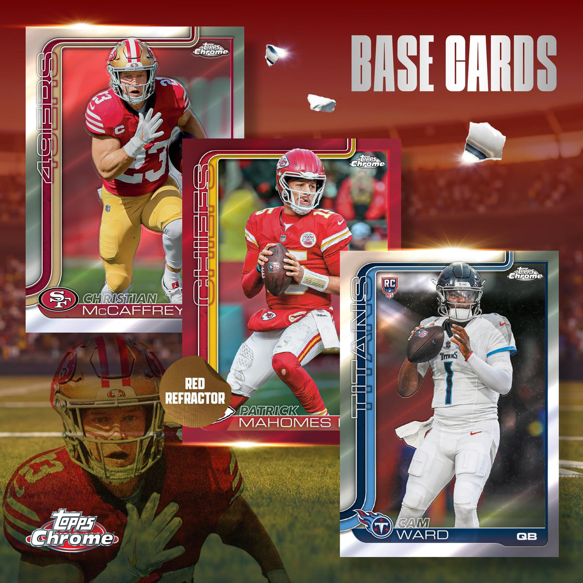 2025 Topps Chrome NFL Football Value Box V675783