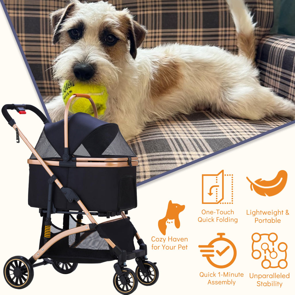 Pet Stroller for Small Dogs Cats D994