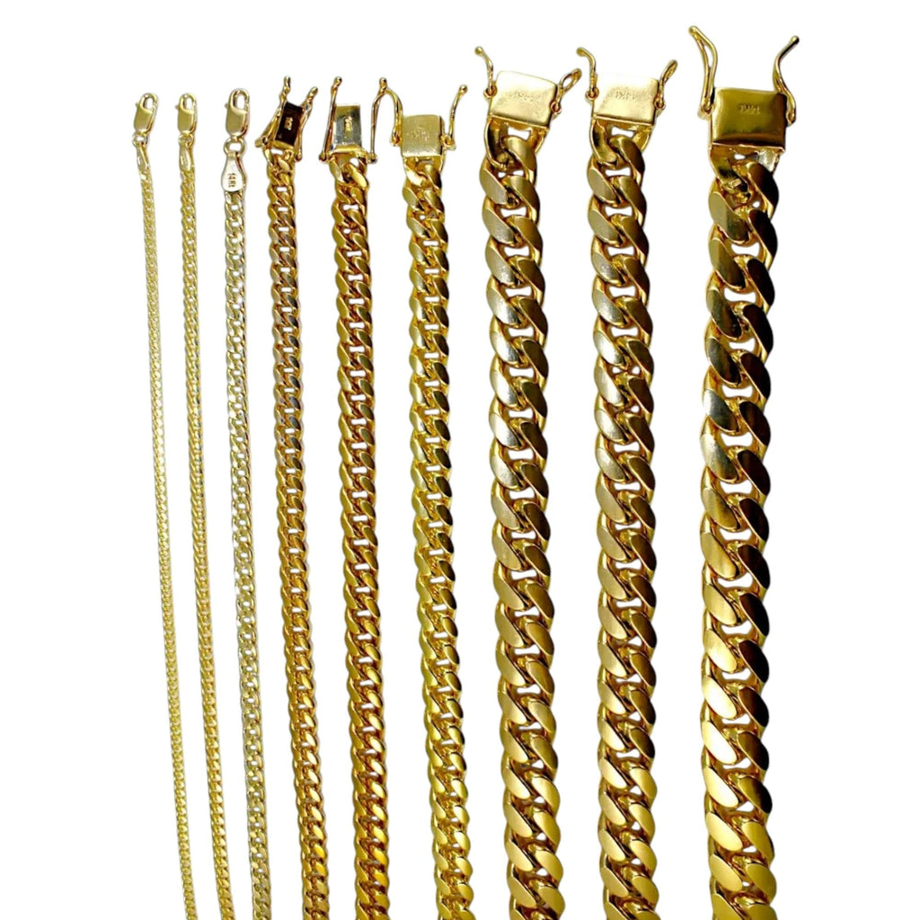 14K Yellow Gold Miami Cuban Chain 2mm-16mm S652203
