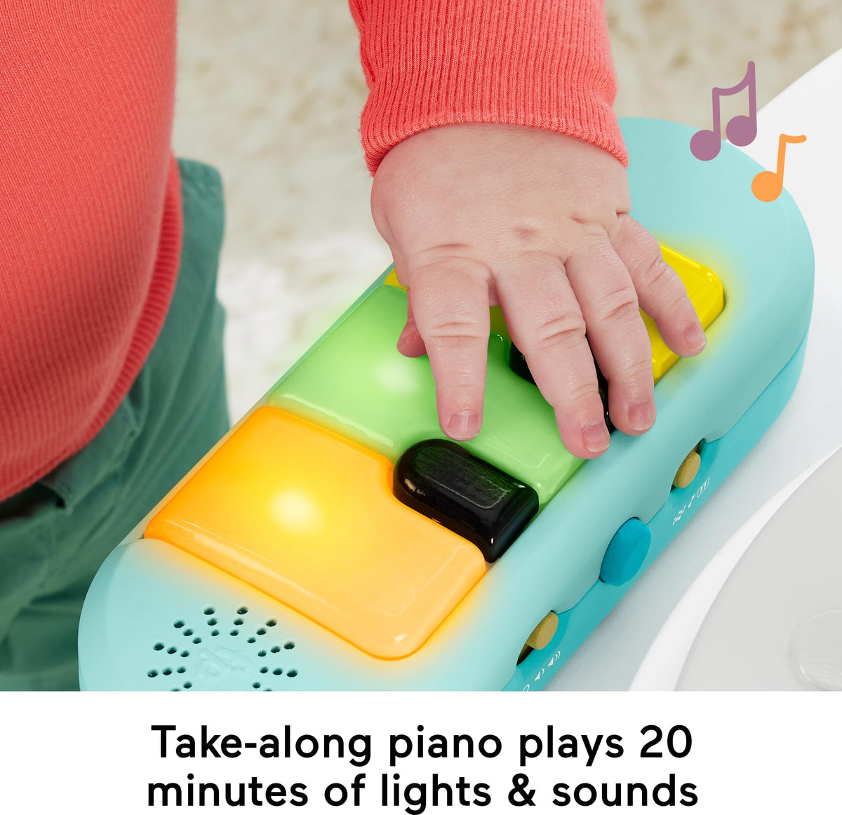 3-in-1 Activity Center & Play Table with Music Lights D9605