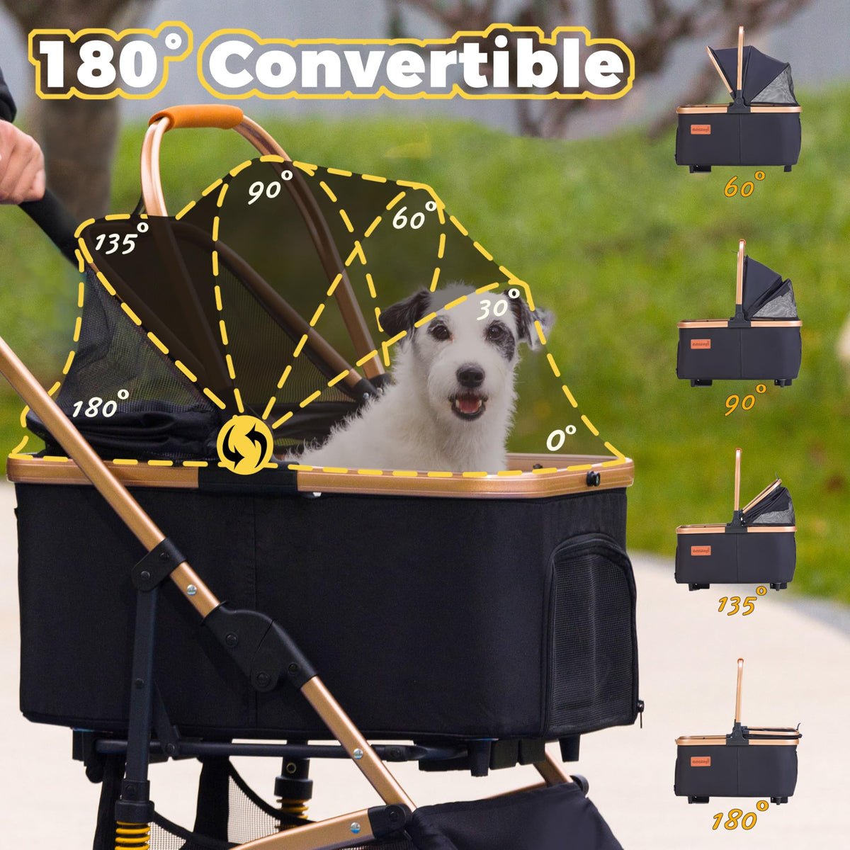 Pet Stroller for Small Dogs Cats D994