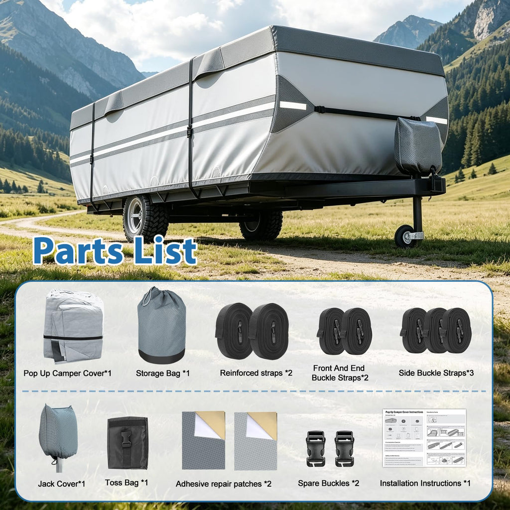 14-16ft Pop Up Folding Camper Cover R5542