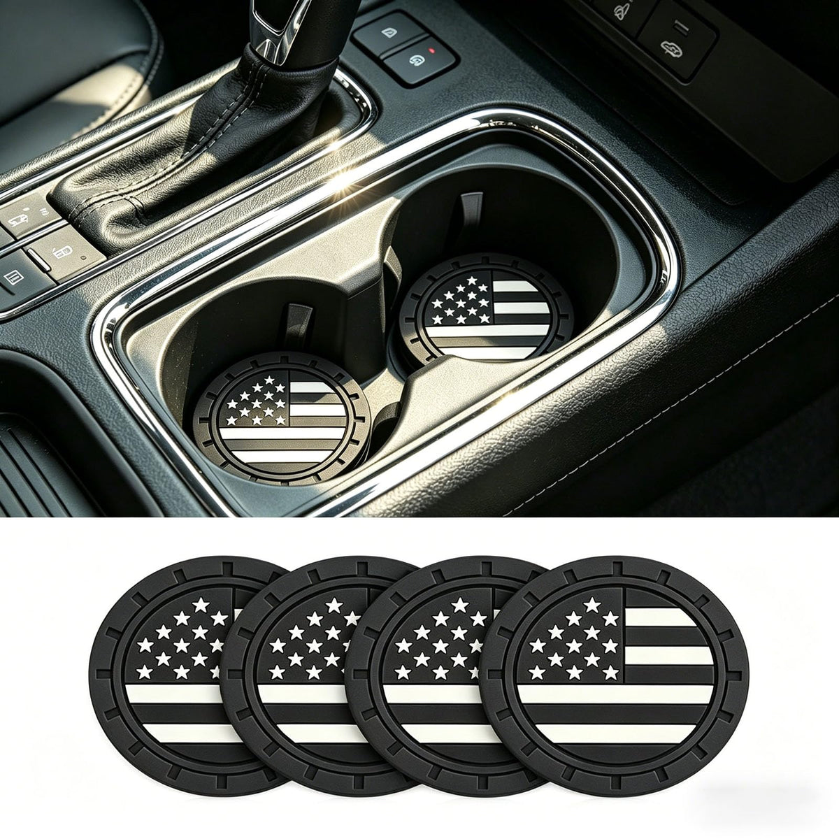 4 Pack Car Cup Holder Coaster P699
