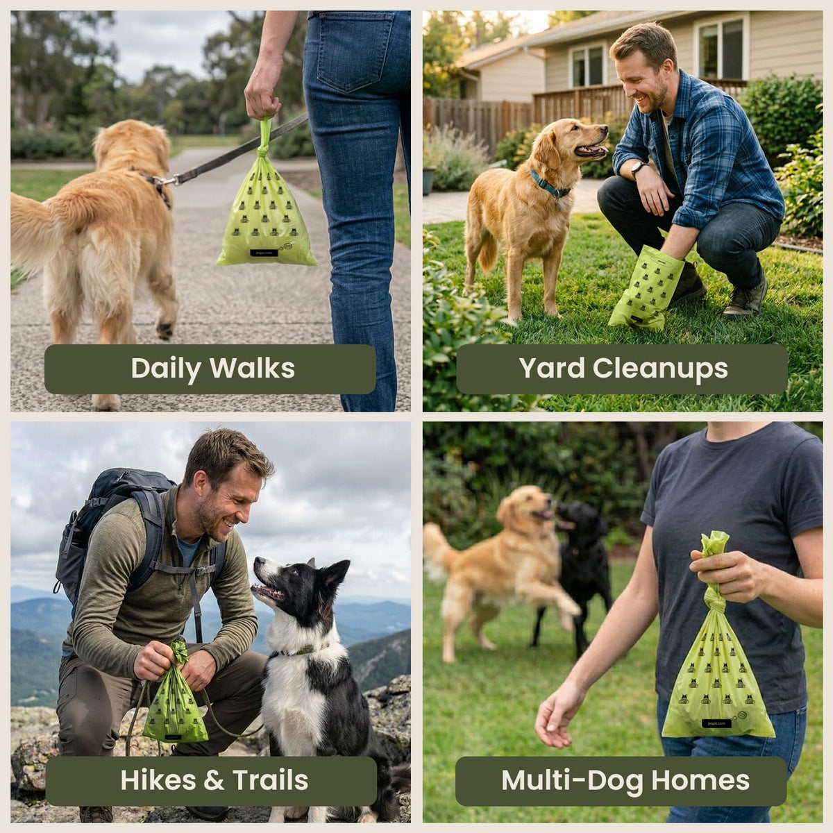 Large Dog Poop Bags, 500 Bags A47135