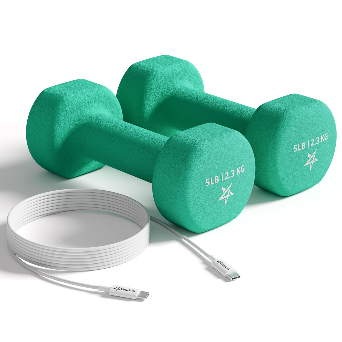 Neoprene Coated Dumbbell Hand Weight Sets of 2 H9549