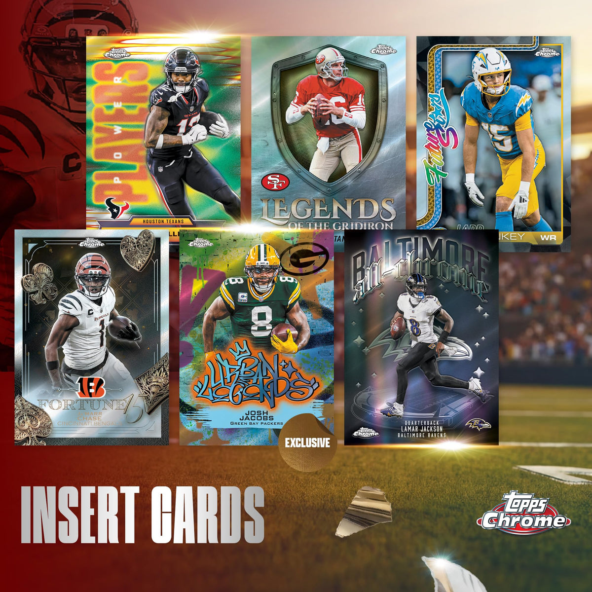 2025 Topps Chrome NFL Football Value Box V675783