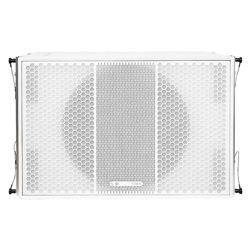 18” 1600W Powered Line Array Subwoofer with DSP, White J66918