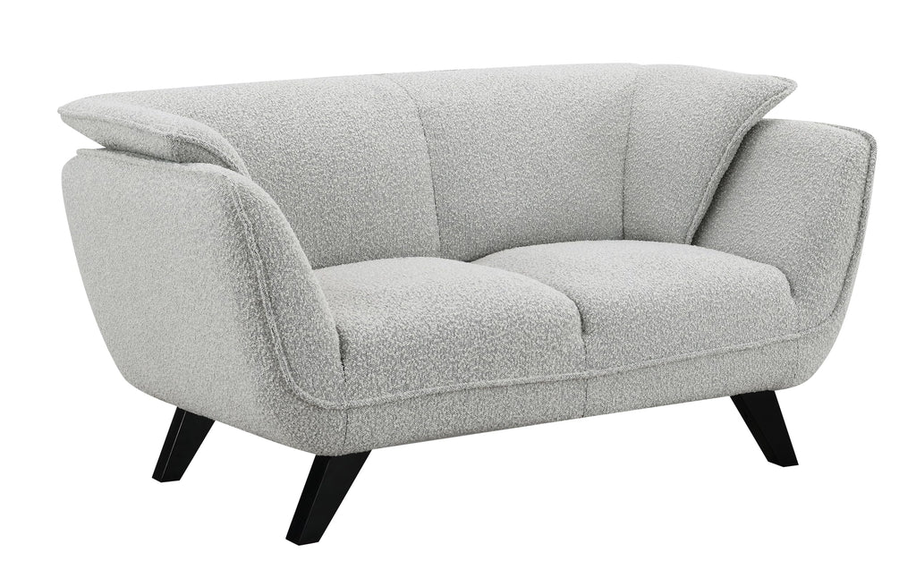 Light Gray Upholstered Loveseat L419829