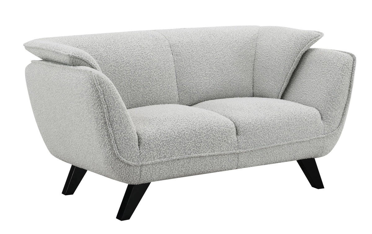 Light Gray Upholstered Loveseat L419829
