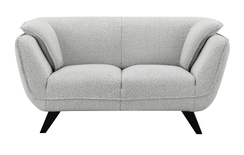 Light Gray Upholstered Loveseat L419829