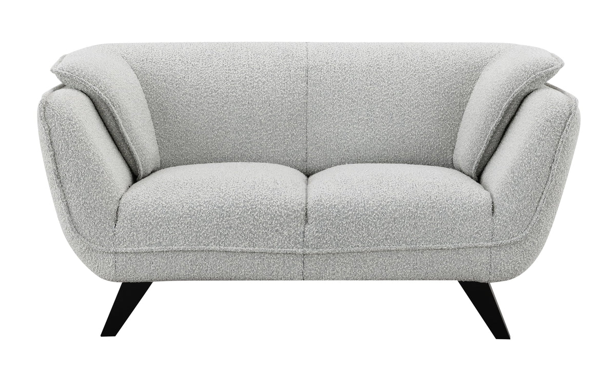 Light Gray Upholstered Loveseat L419829