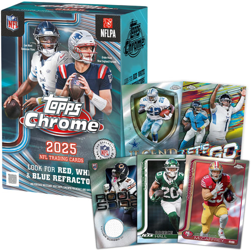 2025 Topps Chrome NFL Football Value Box V675783