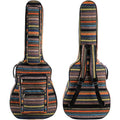 43 Inch Acoustic Guitar Gig Bag with Backpack Strap and 5 Pockets W596583