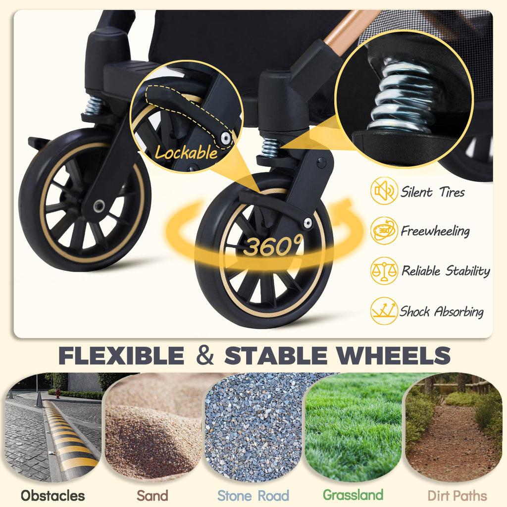 Pet Stroller for Small Dogs Cats D994
