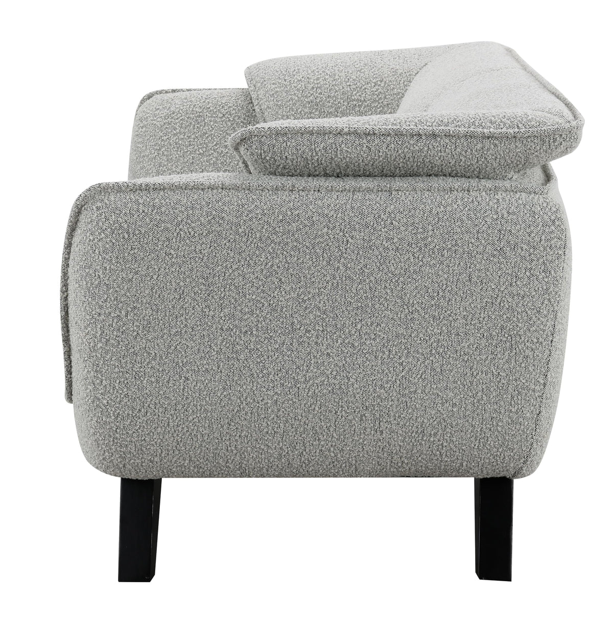Light Gray Upholstered Loveseat L419829